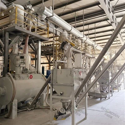 Gecentraliseerd voersysteem voor PVC-menging